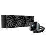 DeepCool Mystique 360 Liquid CPU Cooler, 2.8" TFT LCD Screen, 360mm Radiator, 120mm Fan Size, 2150 RPM Fan Speed, 72.45 CFM Fan Airflow, 3400 RPM Pump Speed, FDB Fan, Black | R-LX750-BKDSNMP-G-1