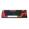 Redragon K631RGB Wired/Wireless Castor Pro Mech Gaming Keyboard, 68 Keys, 2.4G+Bluetooth+Wired Triple Mode Connect, Detachable Type-C to USB, Anti-Ghosting, HUANO Red Switch, Black | K631RGB-PRO-BRW