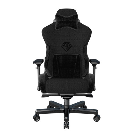 AndaSeat T-Pro II Premium Gaming Chair, 4D Armrests, Memory Foam Neck Pillow & Lumbar Support, Black | AD12XLLA-01-B-F