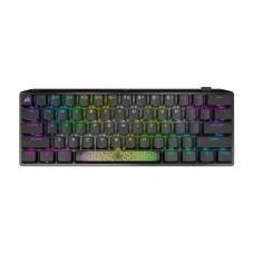 Corsair K70 PRO MINI WIRELESS RGB 60% Mechanical Gaming Keyboard (Fastest Sub-1ms Wireless, Swappable CHERRY MX Red Keyswitches, Aluminum Frame, PBT Double-Shot Keycaps) QWERTY, NA Layout - Black