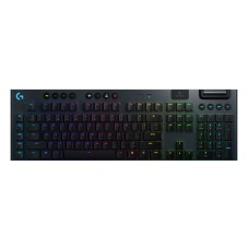 Logitech G915 LIGHTSPEED RGB Mechanical Gaming Keyboard, Low Profile GL Tactile Key Switch, LIGHTSYNC RGB, Advanced Wireless and Bluetooth Support - Tactile,Black