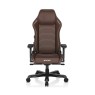 DXRacer Master Series Gaming Chair V2, Microfiber Leather, 4D Armrests, Multi-functional Tilt, 3" Casters, High Density Mold Shaping Foam, 220lbs Recommended Weight, Brown | DMC-I238S-C-A3