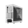 Fractal Design Meshify 2 Lite E-ATX Mid Tower Case, 7 Expansion Slots, 120/140mm Fan Size, 3.5"/2.5" Drive, 360mm Radiator Support, Tempered Glass Side Panel, White TG Light Tint | FD-C-MEL2A-04