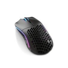 Glorious Model O Minus Wireless Gaming Mouse Black  - RGB Mouse 65 g Ultralight Mouse - Wireless Honeycomb Mouse - PC Mouse (Matte Black Mouse)