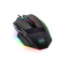 Redragon M801 PC Gaming Mouse LED RGB Backlit MMO 9 Programmable Buttons Mouse with Macro Recording Side Buttons Rapid Fire Button for Windows Computer Gamer ( Black)