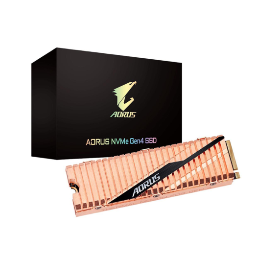 GIGABYTE AORUS NVMe Gen4 SSD 1TB M.2 2280 PCI-Express 4.0 x4 3D TLC Internal Solid State Drive (SSD) Dual Side Copper GP-ASM2NE6100TTTD