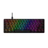 HyperX Alloy Origins 60 - Mechanical Gaming Keyboard, Ultra Compact 60% Form Factor, Dual Throw PBT Keys, RGB LED Backlight, CHRISTMAS Software Compatible - Linear HyperX Red Switch - HKBO1S-RB-US/G