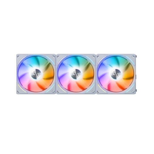 Lian Li UNI FAN AL120 Triple Digital Addressable RGB 120 Fan, Triple Pack, White - 3 pcs -  G99.12AL3W.00