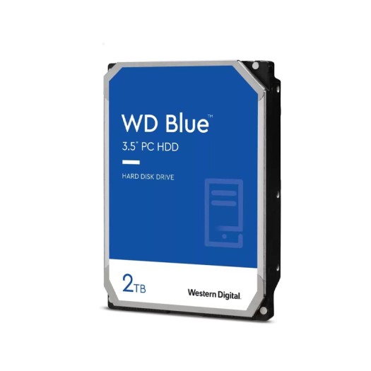 Western Digital 2TB WD Blue PC Internal Hard Drive HDD - 5400 RPM, SATA 6 Gb/s, 64 MB Cache, 3.5" - WD20EARZ