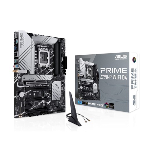 ASUS Prime Z790-P WiFi D4 LGA 1700(Intel® 12th&13th Gen) ATX Motherboard (PCIe 5.0,DDR4,14+1DrMOS,3X M.2,WiFi 6, Bluetooth v5.2,2.5Gb LAN, Front Panel USB 3.2 Gen 2 USB Type-C®, Thunderbolt™ 4/USB4)