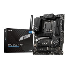 MSI PRO Z790-P WiFi ProSeries Motherboard (Supports 12th/13th Gen Intel Processors, LGA 1700, DDR5, PCIe 5.0, M.2, 2.5Gbps LAN, USB 3.2 Gen2, Wi-Fi 6E, ATX)