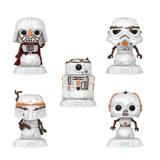 Funko Pop! Star Wars Holiday: Snowman 5 Pack Figures