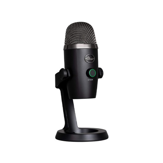 Blue Yeti Nano Premium USB Microphone for PC, Mac, Gaming, Recording, Streaming, Podcasting, Condenser Mic with Blue VO!CE Effects, Cardioid and Omni, No-Latency Monitoring - Blackout