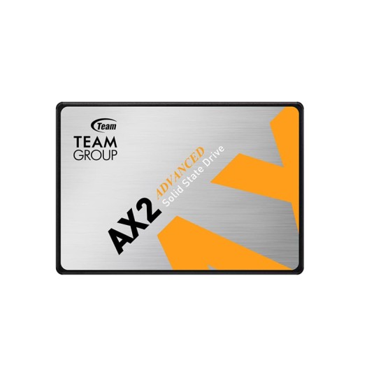 TEAMGROUP AX2 512GB 3D NAND TLC 2.5 Inch SATA III Internal Solid State Drive SSD (Read Speed up to 540 MB/s) Compatible with Laptop & PC Desktop T253A3512G0C101