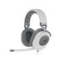 Corsair HS65 Surround Gaming Headset (Leatherette Memory Foam Ear Pads, Dolby Audio 7.1 Surround Sound On PC And Mac, SonarWorks SoundID Technology, Multi-Platform Compatibility) White