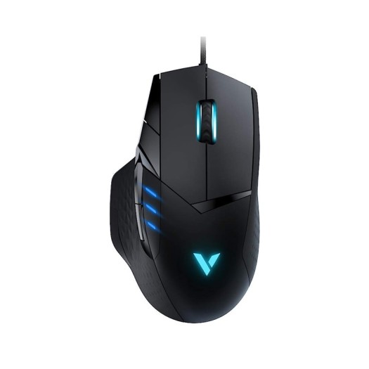 RAPOO VT300 VPRO WIRED GAMING MOUSE, Ergonomic design with 10 programmable buttons, Adjustable real-time DPI button, BLACK