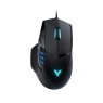 RAPOO VT300 VPRO WIRED GAMING MOUSE, Ergonomic design with 10 programmable buttons, Adjustable real-time DPI button, BLACK