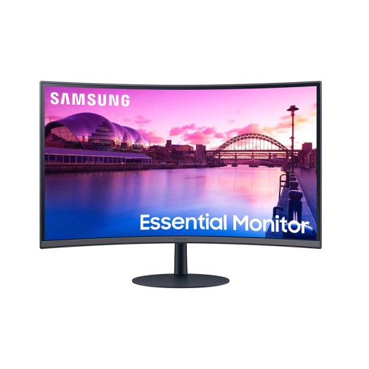 SAMSUNG 32" Curved Monitor with 1000R Curvature, Bezeless Design, FullHD (1920 x 1080), VA, 75 Hz Display, 4(GTG) Response Time, AMD FreeSync, Game Mode, 2x HDMI 1.4 / 1x DisplayPort 1.2, Black | LS32C390EAMXUE