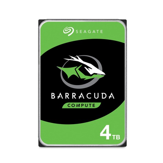 Seagate 4TB BarraCuda SATA 6Gb/s 256MB Cache 3.5-Inch Internal Hard Drive (ST4000DM004) Single Pack,Mechanical Hard Disk