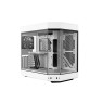 HYTE Y60 Modern Aesthetic Dual Chamber Panoramic Tempered Glass Mid-Tower ATX Computer Gaming Case with PCIE 4.0 Riser Cable Included, White (CS-HYTE-Y60-WW)