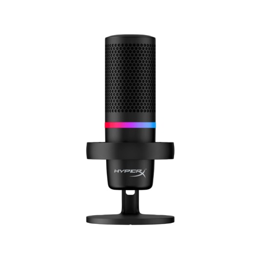 HyperX DuoCast – RGB USB Condenser Microphone for PC, PS5, PS4, Mac, Low-profile Shock Mount, Cardioid, Omnidirectional, Pop Filter, Gain Control, Gaming, Streaming, Podcasts, Twitch, YouTube, Discord