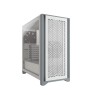 Corsair 4000D Airflow White Steel / Plastic / Tempered Glass ATX Mid Tower Computer Case CC-9011201-WW