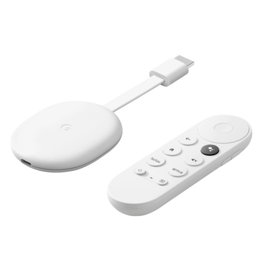 Google Chromecast with Google TV - 4K - Snow