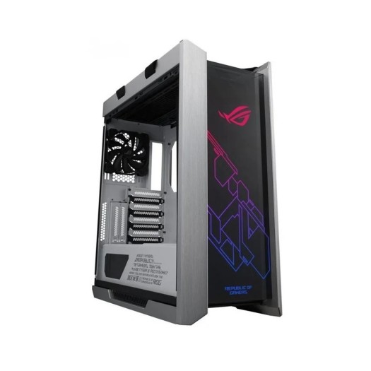 Asus ROG Strix Helios White Edition RGB ATX/EATX Mid-tower Gaming Case with Tempered Glass, Aluminum Frame, GPU braces, 420mm radiator support and Aura Sync | GX601