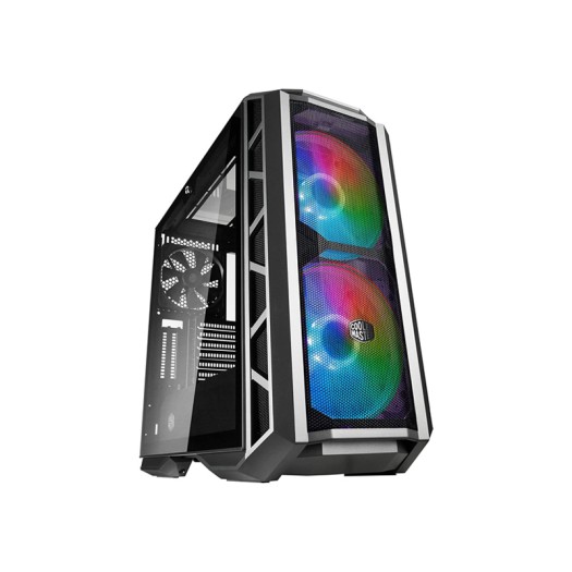 Cooler Master MasterCase H500P Mesh ARGB - PC Case with Dual 200mm Fans for High-Volume Airflow, Builder-Focused Chassis Panels, Liquid Cooling Ready