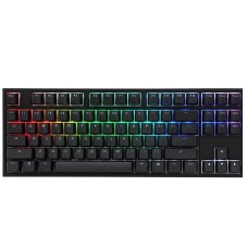 Ducky One 2 TKL RGB, Cherry Speed Silver RGB Switch,87 key, Type-C USB, RGB Backlit, Black keycaps | DKON1787ST-PUSPDAZT1
