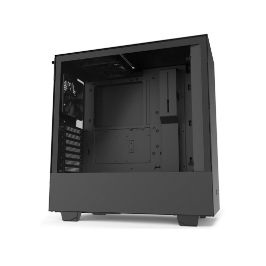 NZXT H510 - Compact ATX Mid-Tower PC Gaming Case - Front I/O USB Type-C Port - Tempered Glass Side Panel - Cable Management System - Water-Cooling Ready - Steel Construction - Black, CA-H510B-B1