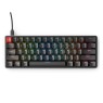 Glorious Modular Mechanical Gaming Keyboard – 60% Compact Size (61 Key) – RGB LED Backlit, Brown Switches, Hot Swap Switches (Black)(GMMK-Compact-BRN)