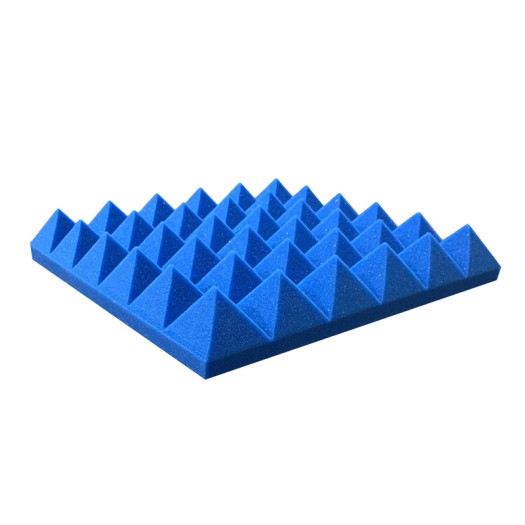 Mastermind Pyramid Acoustic Studio Foam- Soundproofing – Blue Color – Pyramid Style Panels