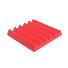 Mastermind Wedge Acoustic Studio Foam- Soundproofing – Red Color – Wedge Style Panels