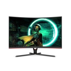 AOC CQ32G3SE 31.5" (VA / 1000R) QHD Gaming Monitor - FreeSync Premium - 1ms MPRT - 3000 : 1 (Typical) 80 Million : 1 (DCR) Curvature Monitor Slim & Sleek - 165HZ - Black