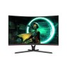 AOC CQ32G3SE 31.5" (VA / 1000R) QHD Gaming Monitor - FreeSync Premium - 1ms MPRT - 3000 : 1 (Typical) 80 Million : 1 (DCR) Curvature Monitor Slim & Sleek - 165HZ - Black