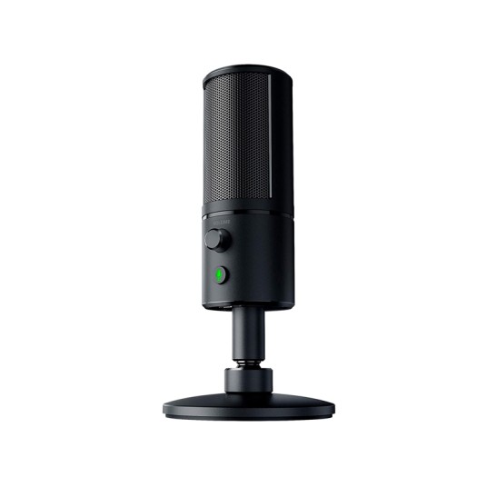 Razer Seiren X USB Streaming Microphone: Professional Grade – Built-In Shock Mount – Supercardiod Pick-Up Pattern – Anodized Aluminum – Classic Black