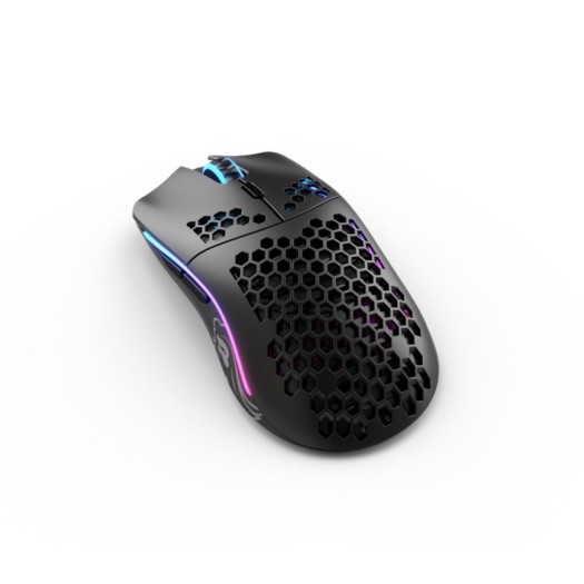 Glorious Model O Wireless Gaming Mouse, 16.8 million color RGB (8 effects) , 400 IPS, 6 buttons, RGB Gaming Mouse - Matte Black - GLO-MS-OW-MB