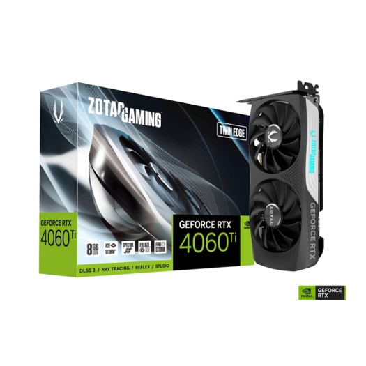 GPU - ZOTAC GAMING GeForce RTX 4060 Ti 8GB Twin Edge