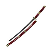 RealFireNSteel sword - Roronoa Zoro's Sandai Kitetsu Red