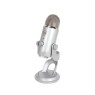 Blue Microphones Yeti Professional USB Microphone for Recording, Streaming, Podcasting, Broadcasting, Gaming, Voiceovers, and More, Multi-Pattern, Plug 'n Play on PC and Mac - Silver