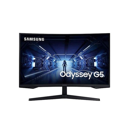 Samsung 32-Inch G5 Odyssey Gaming Monitor with 1000R Curved Screen, QHD,144Hz, 1ms, FreeSync Premium,Black-LC32G55TQWMXUE