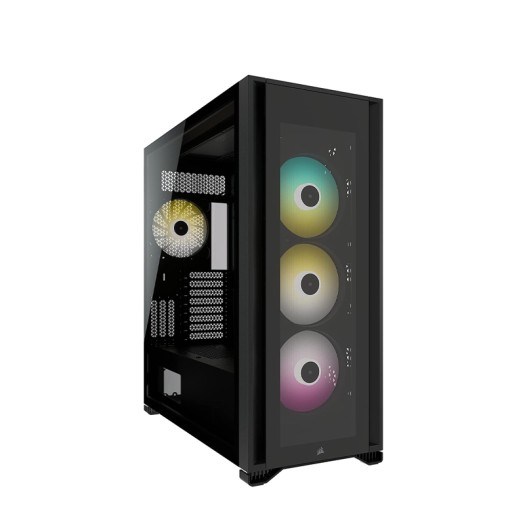 CORSAIR iCUE 7000X RGB Full-Tower ATX PC Case, Black