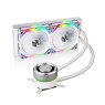 LIAN LI GALAHAD 240 AIO SL - RGB UNI FAN SL120 EDITION WHITE , Dual 120mm Addressable RGB Fans AIO CPU Liquid Cooler - GA240SLA