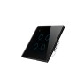 Tuya 4CH Wifi Smart Home Touch Wall Switch for Home Lamps - black - PST-WT-E4