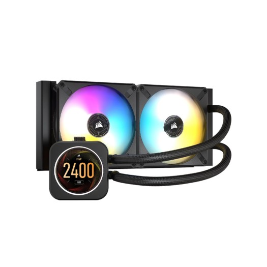 CORSAIR iCUE H100i ELITE LCD Display Liquid CPU Cooler