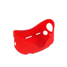 Silicone VR Cover for Oculus Quest 2 VR Headset Front Cover Skin Protection Anti-scrach Shock-Resistant Accessories for Quest 2 (Red)