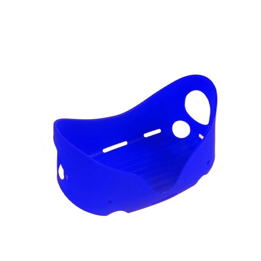 Silicone VR Cover for Oculus Quest 2 VR Headset Front Cover Skin Protection Anti-scrach Shock-Resistant Accessories for Quest 2 (Blue)