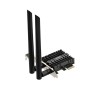 EDUP PCI-E WiFi 6 Network Card AX1800Mbps Bluetooth 5.2 Heat Sink 802.11AX 2.4Ghz/5.8Ghz Wireless PCIe Network Wi-Fi 6 Card PCI Express WiFi Adapters 6dBi Dual Band Antenna for Windows 10 64-bit - EP-9655GS  