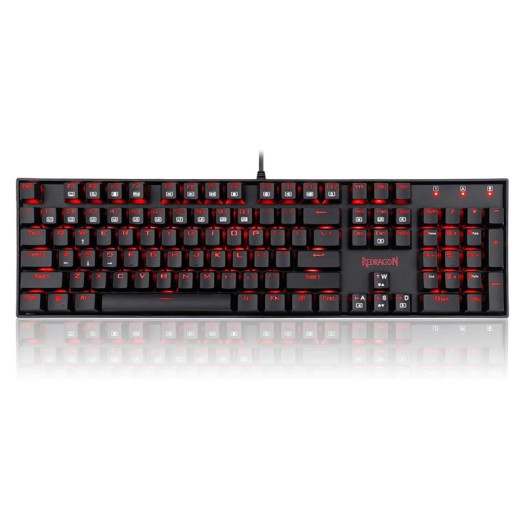 Redragon K551 MITRA 104 Key LED Backlit Mechanical Keyboard with Blue Switches